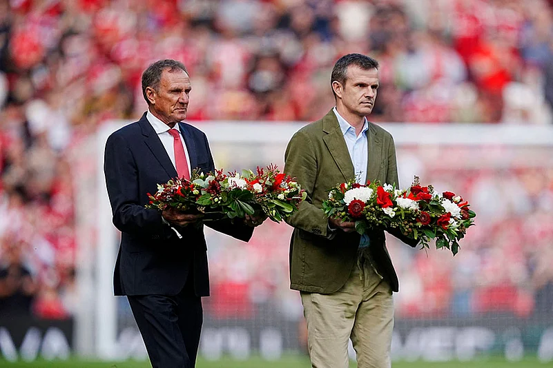 Britain Soccer Pre-season friendly Liverpool vs Athletic Bilbao: Phil Thompson