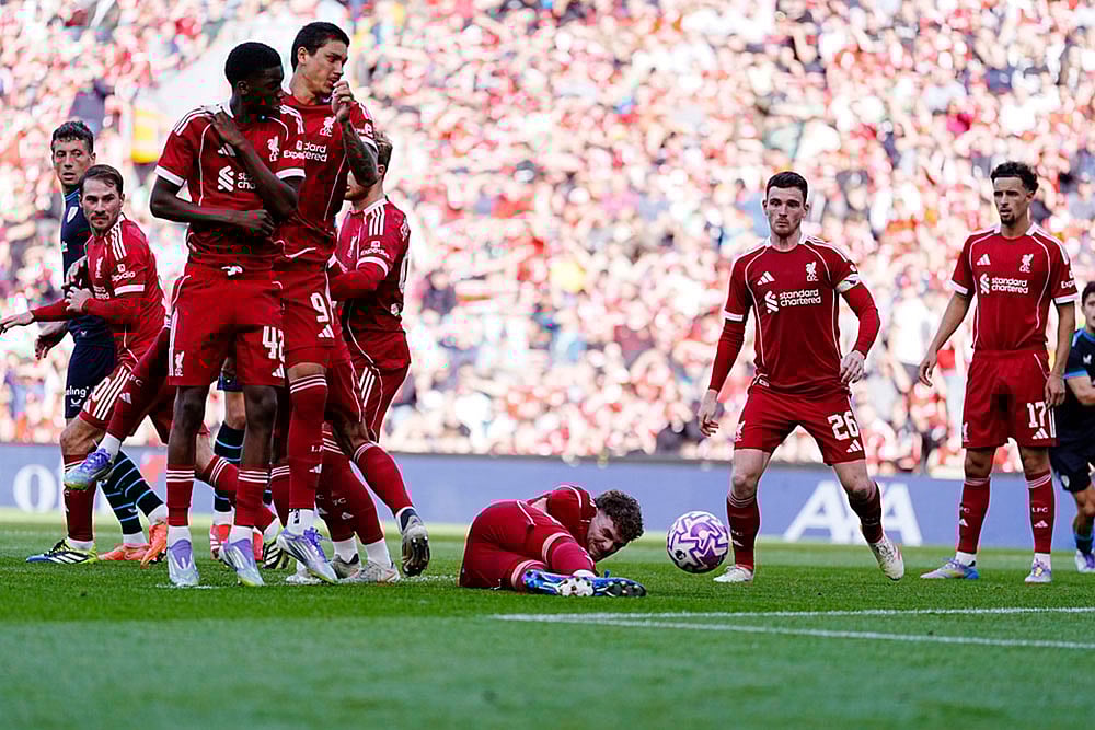 | Photo: Peter Byrne/PA via AP : Pre-season friendly: Liverpool vs Athletic Bilbao