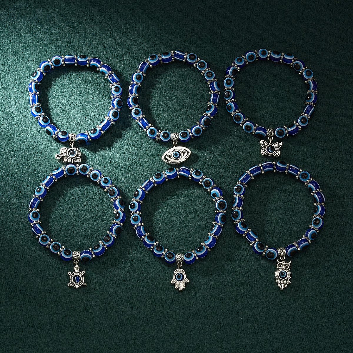 Evil Eye Resin Bracelets