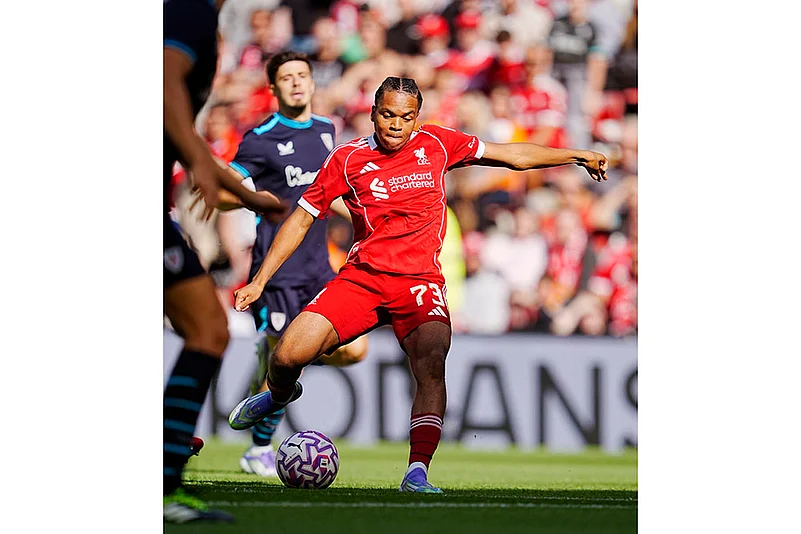 Britain Soccer Pre-season friendly Liverpool vs Athletic Bilbao: Rio Ngumoha