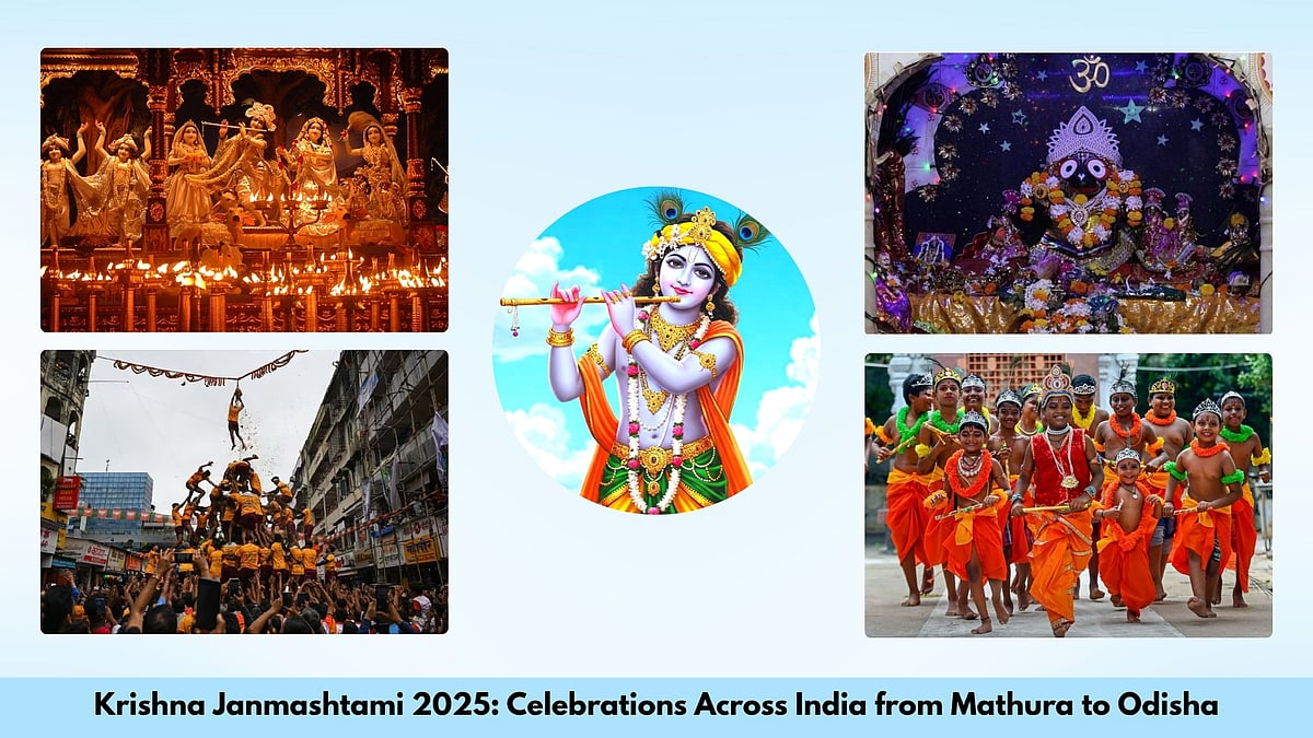 Krishna Janmashtami 2025: Celebrations Across India From Mathura To Odisha