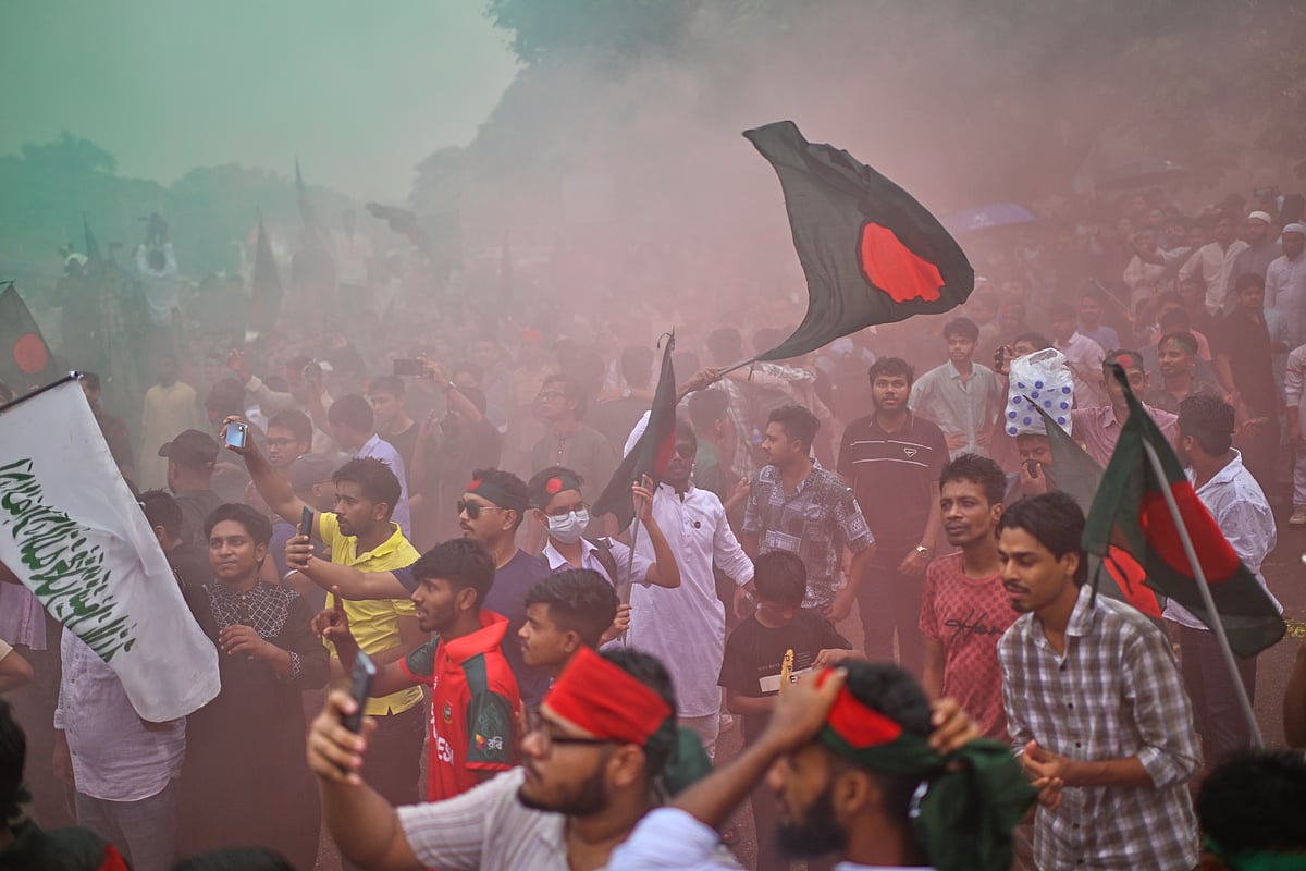 MAHMUD HOSSAIN OPU / AP : Bangladesh Uprising Anniversary