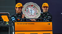 File : McLaren duo Lando Norris and Oscar Piastri at the Hungarian Grand Prix.