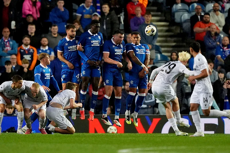Britain Soccer Champions League Qualification Rangers Vs Viktoria Plzen_Tom Sloncik