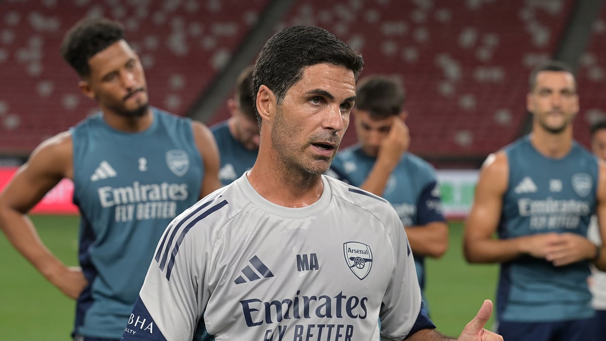 File : File photo of Arsenal boss Mikel Arteta.