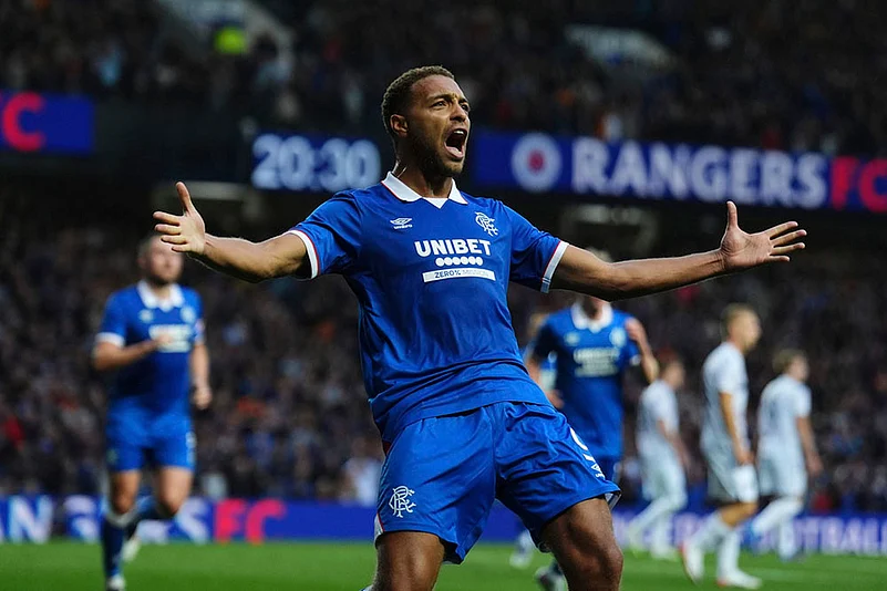 Britain Soccer Champions League Qualification Rangers Vs Viktoria Plzen_Cyriel Dessers