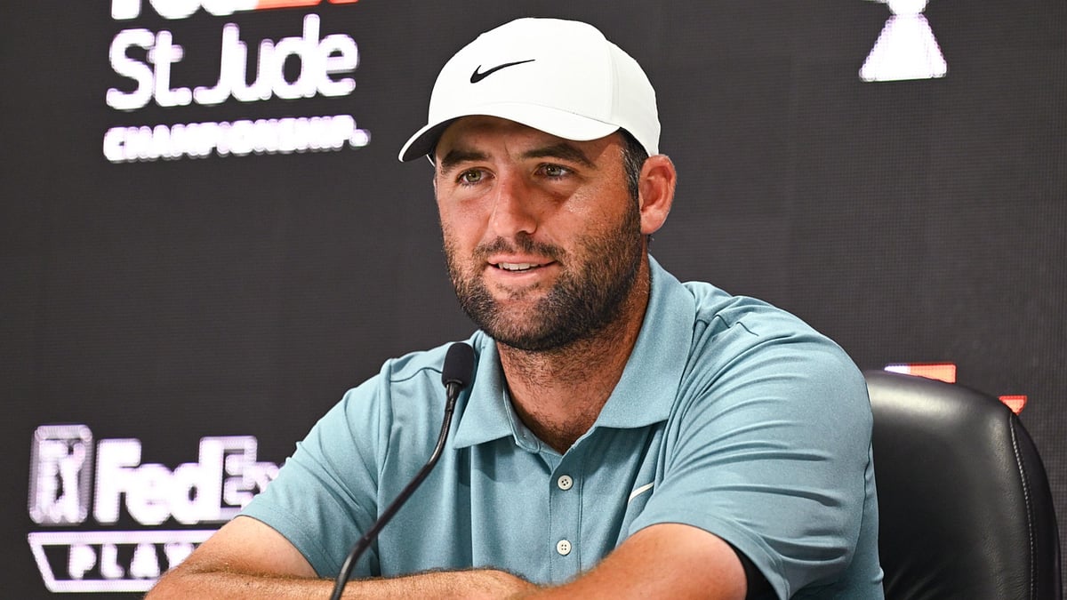 Scottie Scheffler is well rested ahead of the FedEx St. Jude Championship.
