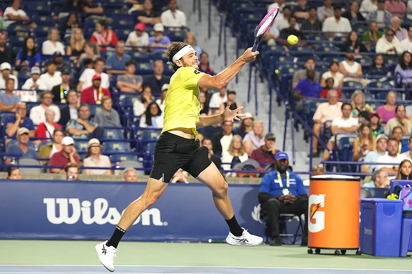 2025 Canadian Open Tennis Ben Shelton vs Taylor Fritz semi final match photos_8