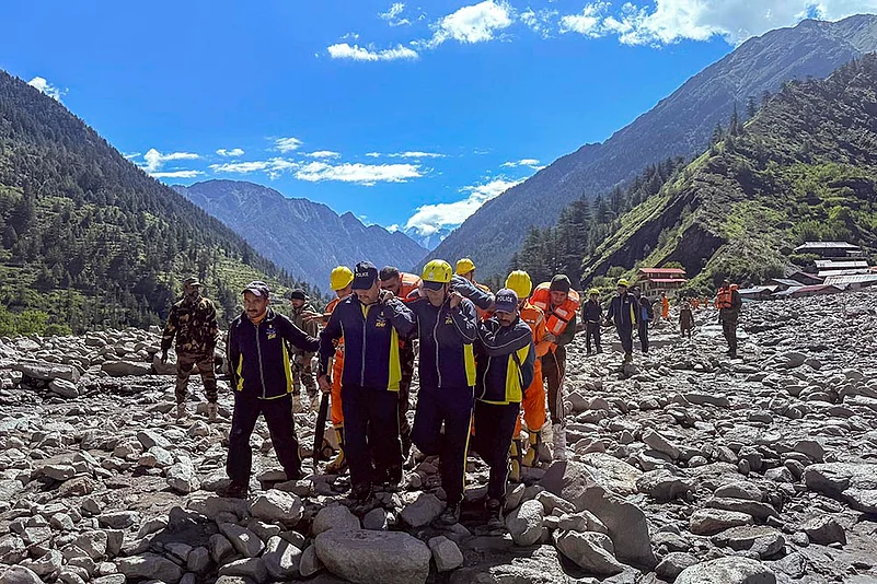 Uttarkashi cloudburst: Rescue work underway - Dharali flash floods