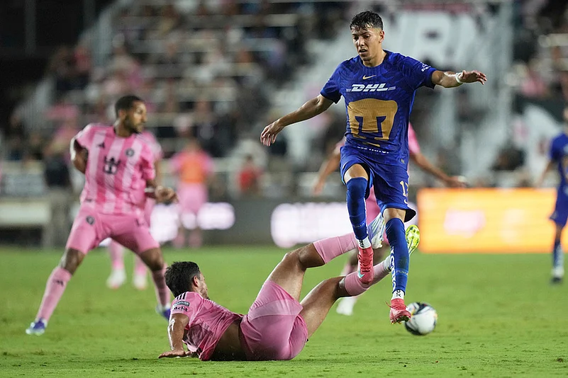 Leagues Cup Soccer Puma UNAM vs Inter Miami in Florida_Gonzalo Luján