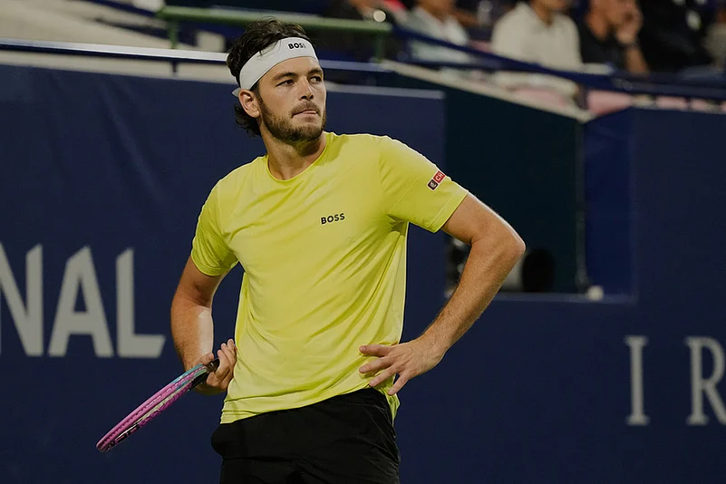 2025 Canadian Open Tennis Ben Shelton vs Taylor Fritz semi final match photos_2