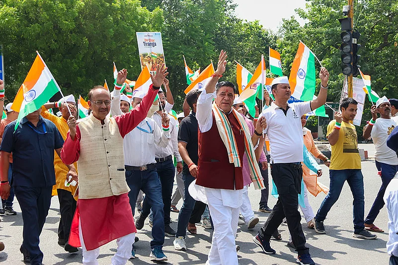 Tiranga Yatra in Delhi