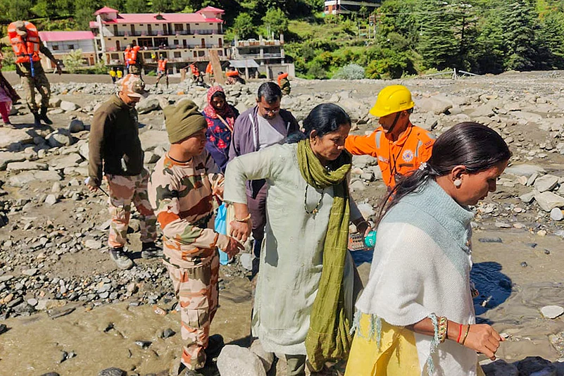 Uttarkashi cloudburst: Rescue work underway- Stranded people