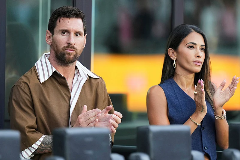 Leagues Cup Soccer Puma UNAM vs Inter Miami in Florida_Lionel Messi