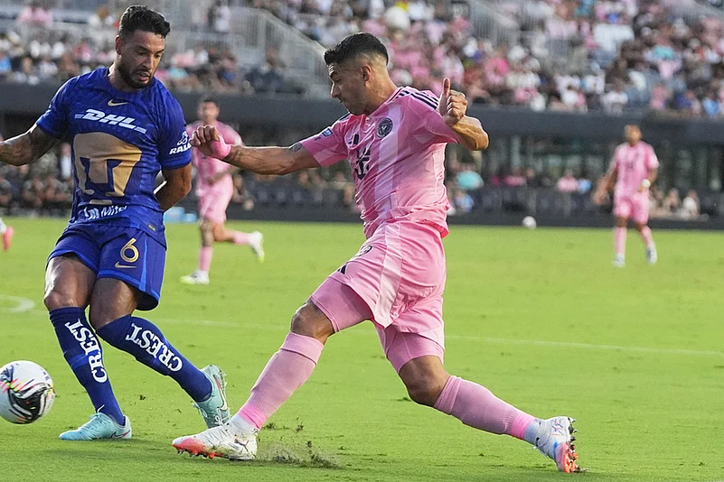 Leagues Cup Soccer Puma UNAM vs Inter Miami in Florida_Luis Suárez