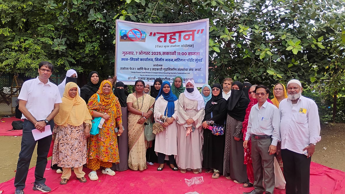 Jinit Parmar : Government officials also acknowledged complaints from residents of Sukhsagar, Dipsagar, Anandsagar, and Swapnasagar housing complexes in Taloja Phase 3, who have reported both water shortages and construction defects.