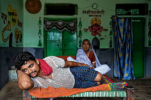 Shalok Chaudhry lights funeral pyres for 30-100 bodies a day