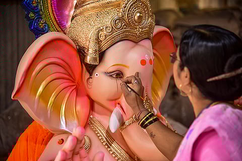 Ganesh Chaturthi preparations