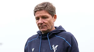 File : File photo of Crystal Palace manger Oliver Glasner.