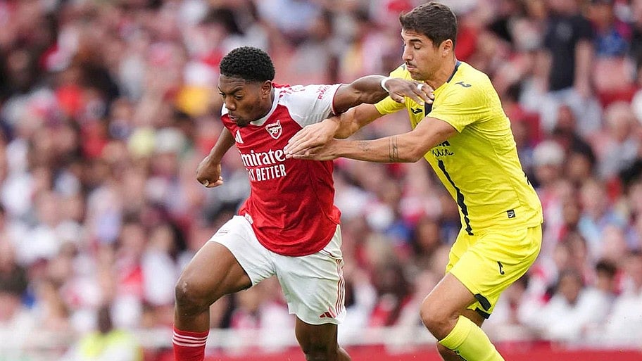 | Photo: John Walton/PA via AP : Pre Season Friendly: Arsenal Vs Villarreal