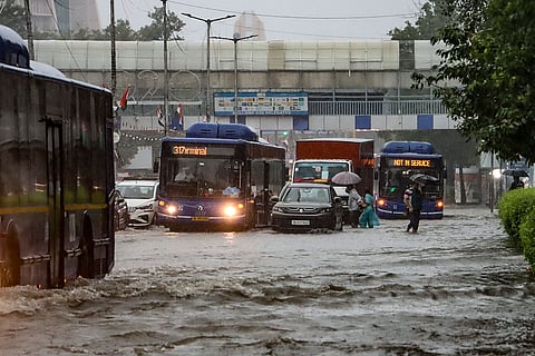 Weather: Rain in Delhi