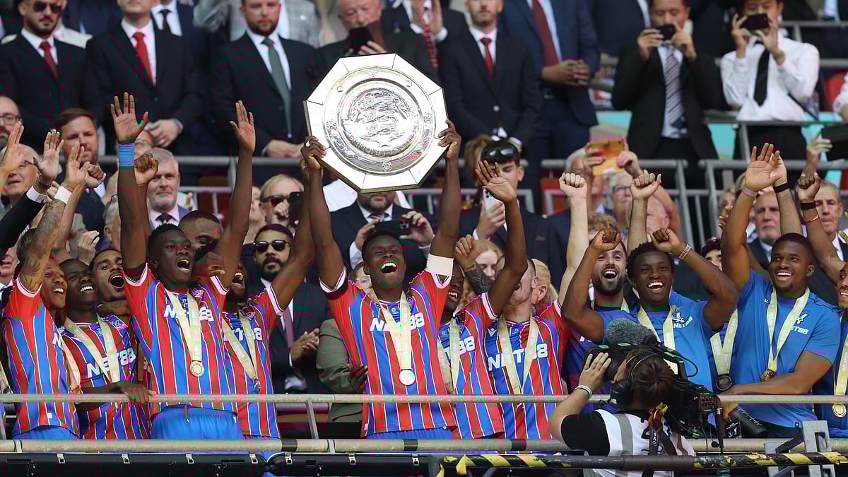 Crystal Palace win the Community Shield for the first time.