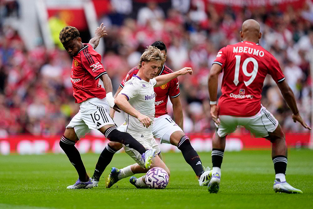 | Photo: Nick Potts/PA via AP : Club Friendly 2025: Manchester United Vs Fiorentina