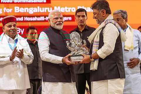 PM Modi lays foundation stone of Metro Phase-3 project