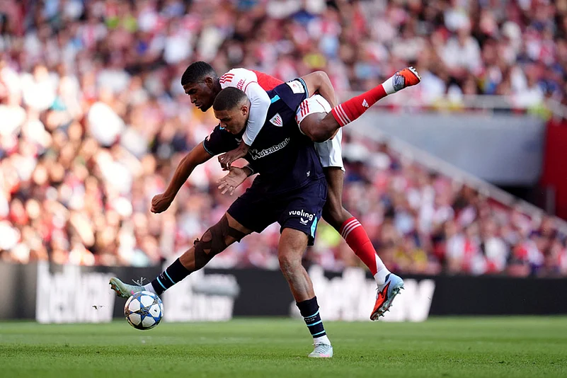 Emirates Cup 2025 final Arsenal vs Atletic Bilbao match photos: Cristhian Mosquera