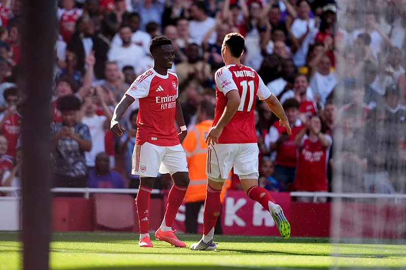 Emirates Cup 2025 final Arsenal vs Atletic Bilbao match photos: Bukayo Saka