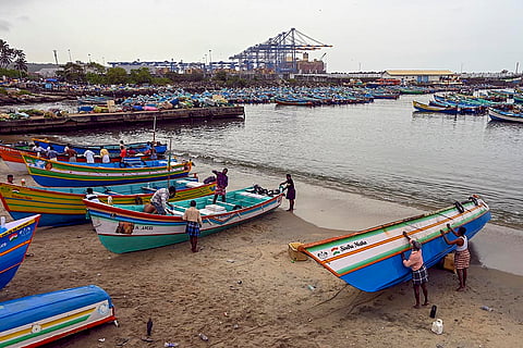 Vizhinjam port in Thiruvananthapuram