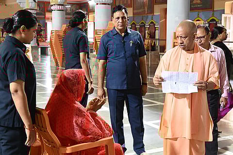 Yogi Adityanath at Janata Darshan