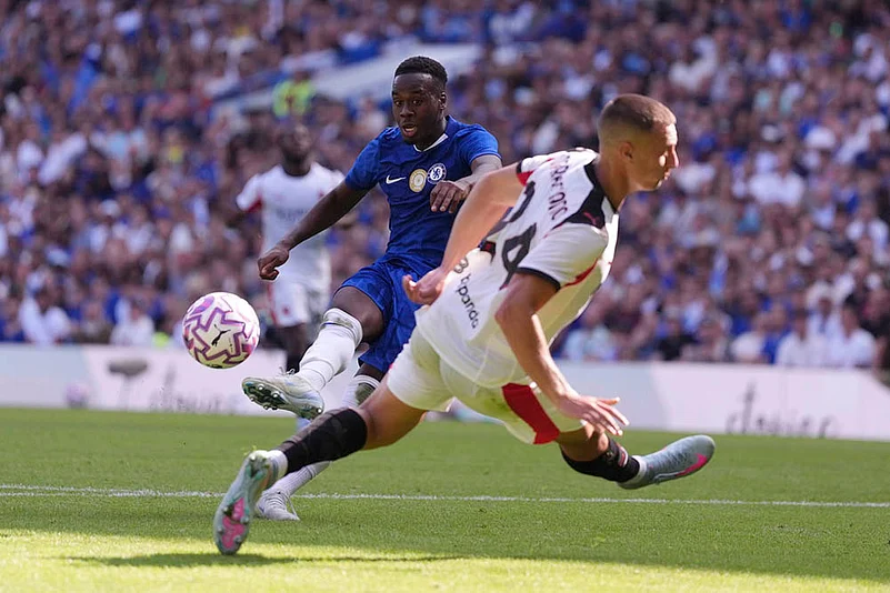 Pre-Season Club Friendly soccer Chelsea vs AC Milan match photos: Jamie Gittens