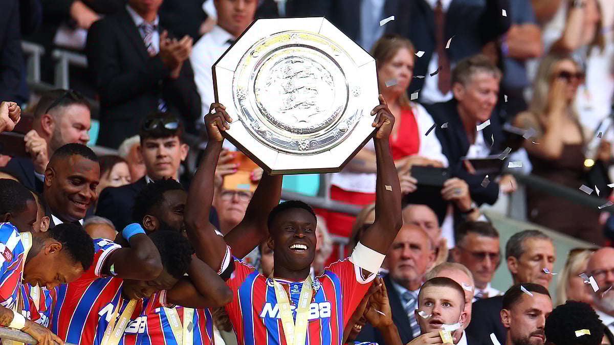 Marc Guehi lifts the Community Shield