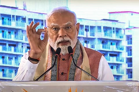 PM Modi inaugurates new flats for MPs