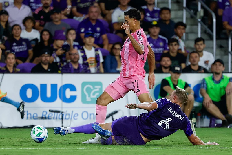 MLS soccer match Inter Miami vs Orlando city in Florida: Robin Jansson