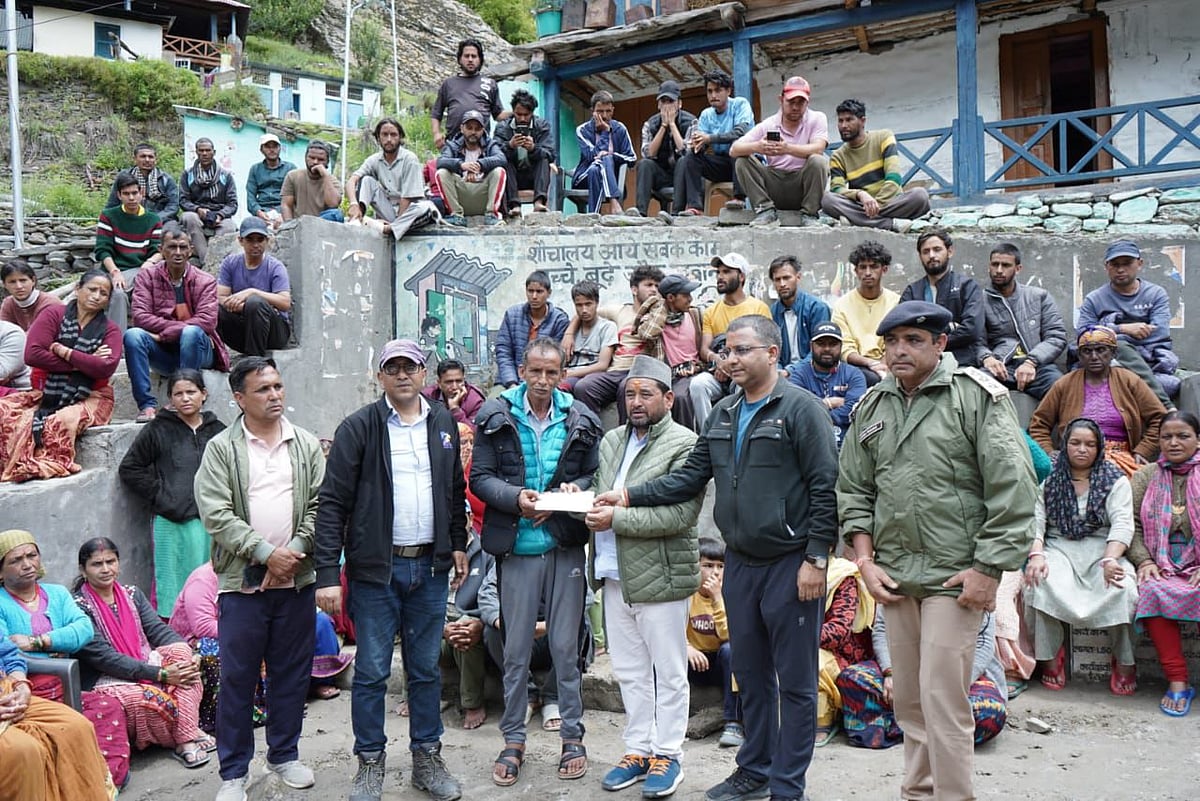 Financial Assistance Distributed To Dharali Disaster-Affected Families