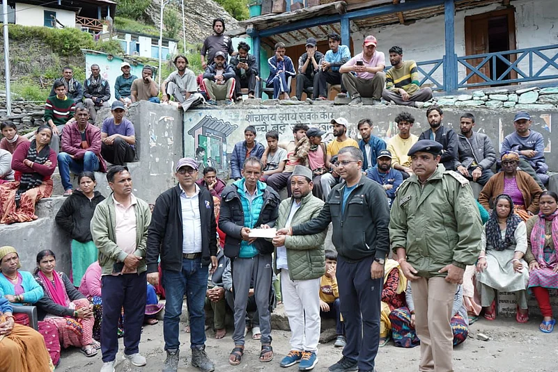 Financial Assistance Distributed To Dharali Disaster-Affected Families