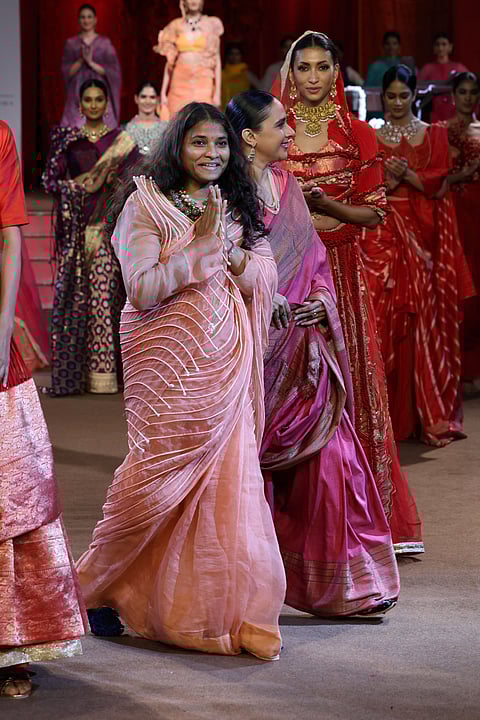 Vaishali Shadangule and Maharani of Baroda Radhika Raje Gaekwad