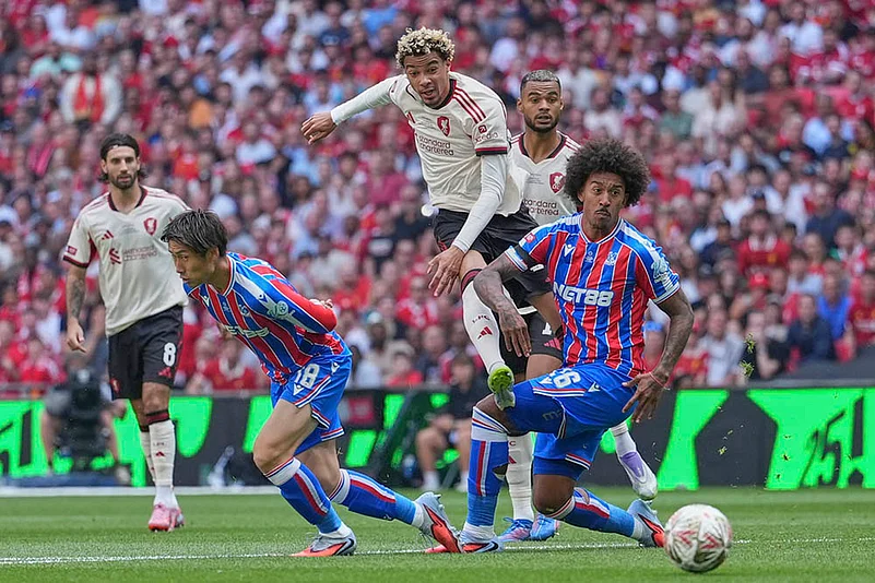 FA Community Shield final Crystal Palace vs Liverpool match photos: Hugo Ekitike
