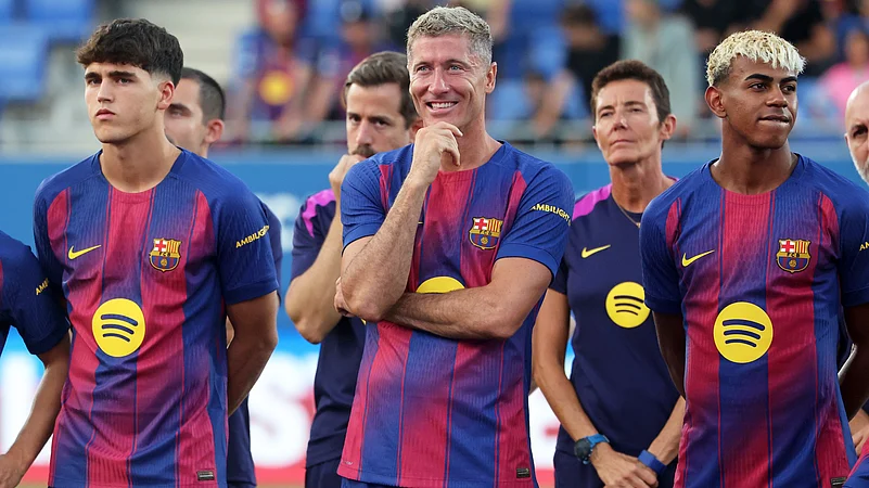 Robert Lewandowski said he learns a lot from his younger team-mates