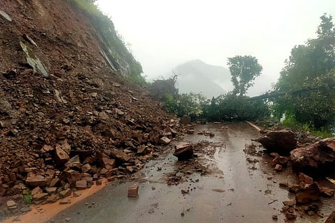 Landslide in J&K's Rajouri district