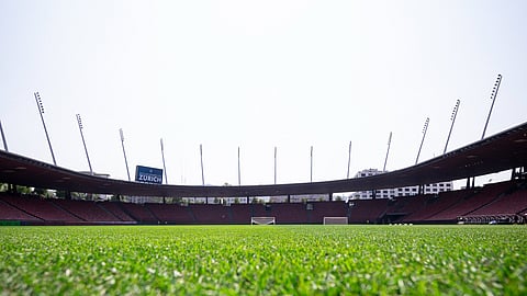 Grasshoppers vs Bayern Munich: The Stadion Letzigrund ahead of the pre-season frinedly match.