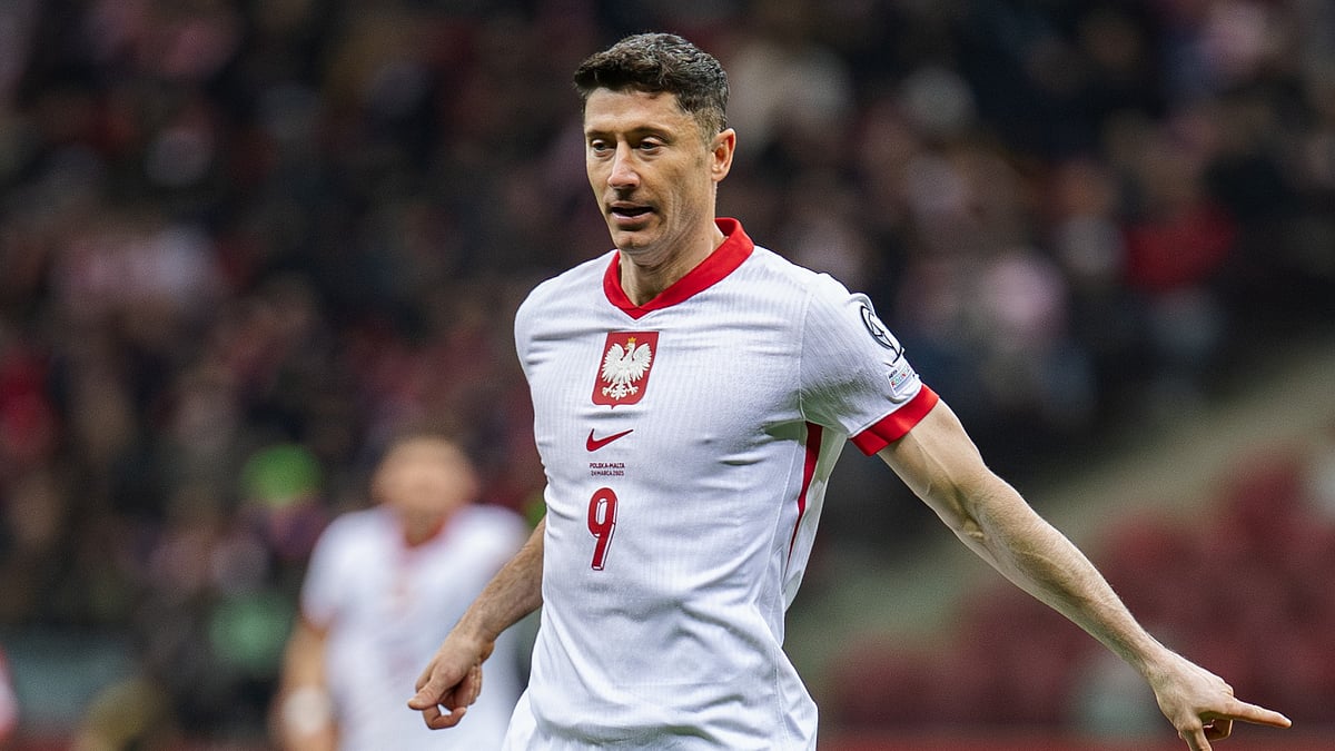Poland's Robert Lewandowski