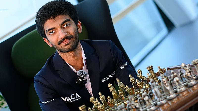 File : D Gukesh ended Day 1 at the St. Louis Rapid and Blitz tournament with two wins.