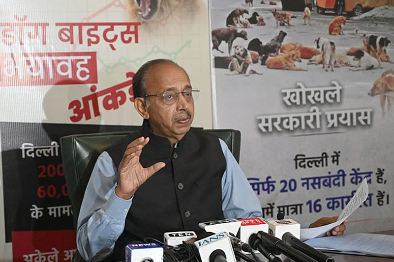 Stray dog menace in Delhi-NCR_BJP leader Vijay Goel