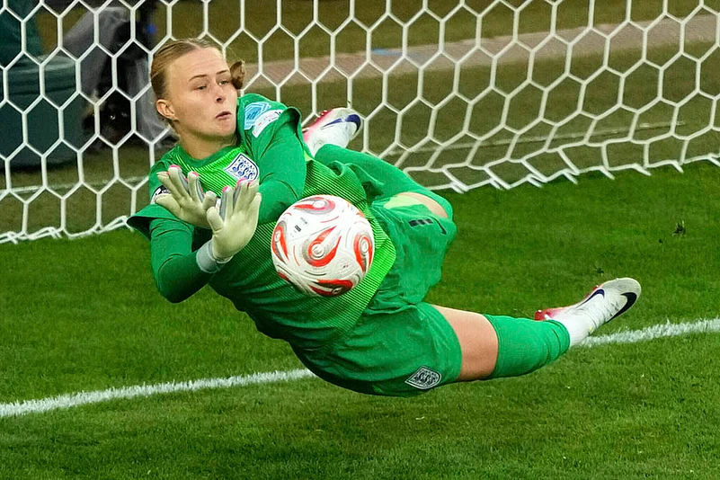Ballon dOr 2025 - footballs best player award Nominees - England goalkeeper Hannah Hampton