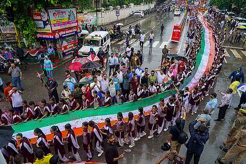 Tiranga Yatra in Varanasi
