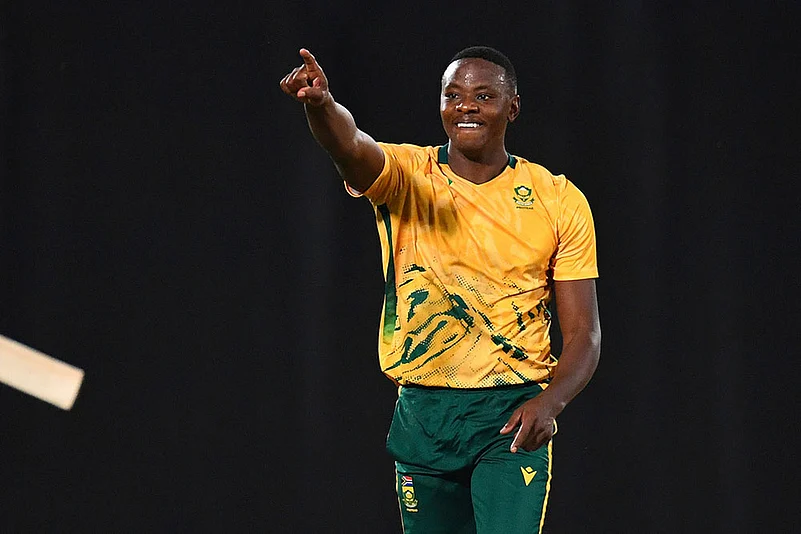 2nd T20I Australia vs South Africa Kagiso Rabada of South Africa