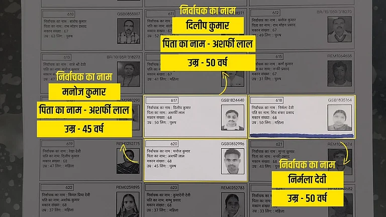 Post shared by Tejashwi Yadav accused the Muzaffarpur mayor and her two relatives of having dual voter ID cards - X